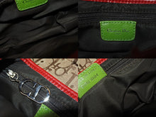 画像をギャラリービューアに読み込む, 極美品 Christian Dior クリスチャンディオール サドルバッグ ハンドバッグ ラスタカラー シルバー 04年 中古 4b009122