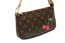画像をギャラリービューアに読み込む, 極美品 LOUIS VUITTON ルイヴィトン モノグラム チェリー ポシェットアクセソワール アクセサリーポーチ 村上隆 M95008 中古 4b009136