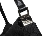 画像をギャラリービューアに読み込む, 極美品 GUCCI グッチ トートバッグ ワンショルダーバッグ GGキャンバス ブラック メタルブラック金具 中古 4b009139