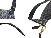 画像をギャラリービューアに読み込む, CHRISTIAN DIOR クリスチャンディオール トロッター サドルバッグ ワンショルダーバッグ サドルポーチ ネイビー 美品 中古 4b009143