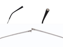 Load image into Gallery viewer, CHANEL シャネル リムレス サングラス 4085 c.124/8G サイズ62□15 120 カメリア ココマーク グレー 美品 中古 4b009146