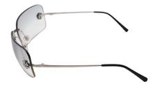 Load image into Gallery viewer, CHANEL シャネル リムレス サングラス 4085 c.124/8G サイズ62□15 120 カメリア ココマーク グレー 美品 中古 4b009146