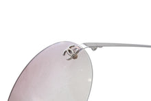 画像をギャラリービューアに読み込む, CHANEL シャネル リムレス サングラス アイウェア 4013 c.124/58 サイズ59□16 130 ココマーク ピンク 美品 中古 4b009147