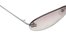 画像をギャラリービューアに読み込む, CHANEL シャネル リムレス サングラス アイウェア 4013 c.124/58 サイズ59□16 130 ココマーク ピンク 美品 中古 4b009147