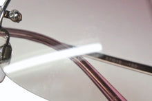 画像をギャラリービューアに読み込む, CHANEL シャネル リムレス サングラス 4002 c.124/58 サイズ57□19 130 ココマーク ピンク シルバー 美品 中古 4b009150