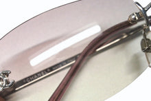 画像をギャラリービューアに読み込む, CHANEL シャネル リムレス サングラス 4002 c.124/58 サイズ57□19 130 ココマーク ピンク シルバー 美品 中古 4b009150