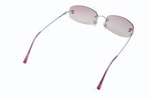画像をギャラリービューアに読み込む, CHANEL シャネル リムレス サングラス 4002 c.124/58 サイズ57□19 130 ココマーク ピンク シルバー 美品 中古 4b009150