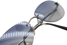 画像をギャラリービューアに読み込む, 極美品 CHANEL シャネル リムレス サングラス アイウェア 4013 c.124/55 サイズ59□16 130 ココマーク グレー シルバー 中古 4b009156