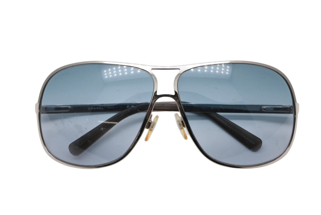 CHANEL シャネル ティアドロップ サングラス アイウェア c.124/8G サイズ64□10 125 ココマーク グラデーションレンズ 美品 中古 4b009172