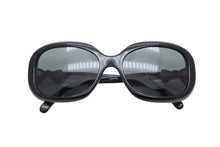 画像をギャラリービューアに読み込む, CHANEL シャネル サングラス アイウェア サイズ58□17 135 ココマーク リボン ブラック ゴールド 美品 中古 4b009173