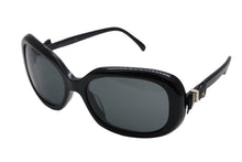 画像をギャラリービューアに読み込む, CHANEL シャネル サングラス アイウェア サイズ58□17 135 ココマーク リボン ブラック ゴールド 美品 中古 4b009173