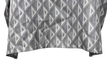 画像をギャラリービューアに読み込む, 極美品 Christian Dior クリスチャンディオール 半袖 比翼ボタンシャツ 193C545A5797 サイズ44 シルク グレー 中古 4b009235