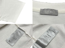 画像をギャラリービューアに読み込む, 極美品 Christian Dior クリスチャンディオール 23AW 半袖Tシャツ 343J637A0554 サイズX3L アイボリー ブラウン ロゴ刺繍 中古 4b009241