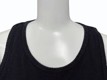 Load image into Gallery viewer, CHROME HEARTS クロムハーツ タンクトップ ノースリーブ サイズS CHプラス プリント ブラック ホワイト 美品 中古 4b009253
