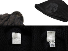 Load image into Gallery viewer, CHROME HEARTS クロムハーツ BEANIE CASH BS FLARE BSフレアパッチ ビーニー ニットキャップ コットン ブラック 美品 中古 4b009258