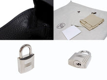 Load image into Gallery viewer, 新品同様 HERMES エルメス ハンドバッグ オータクロア40 ネイビー B刻印 トゴ パラジウム金具 中古 4b009262