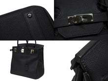 Load image into Gallery viewer, 新品同様 HERMES エルメス ハンドバッグ オータクロア40 ネイビー B刻印 トゴ パラジウム金具 中古 4b009262