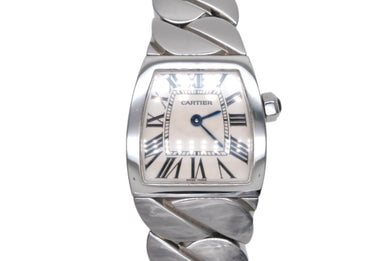 CARTIER カルティエ ラドーニャ SMサイズ クォーツ SS ステンレス シルバー W660012I 2902196816MX 美品 中古 4b009268