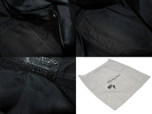 画像をギャラリービューアに読み込む, Christian Dior クリスチャンディオール トロッター ハンドバッグ ミニボストンバッグ ブラック キャンバス 美品 中古 4b009283