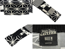 Load image into Gallery viewer, Jean Paul Gaultier ジャンポール・ゴルチェ 長袖Ｔシャツ 10552_1781 ブラック ホワイト ナイロン 美品 中古 4b009285