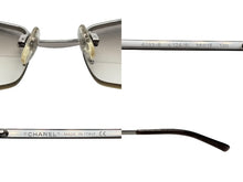画像をギャラリービューアに読み込む, 極美品 CHANEL シャネル サングラス ココマーク メガネ 4093-B イタリア製 メタル ラインストーン シルバー金具 サイズ56◻︎16 中古 4b009289