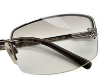 画像をギャラリービューアに読み込む, 極美品 CHANEL シャネル サングラス ココマーク メガネ 4093-B イタリア製 メタル ラインストーン シルバー金具 サイズ56◻︎16 中古 4b009289