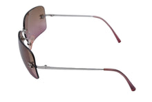 画像をギャラリービューアに読み込む, CHANEL シャネル リムレス サングラス アイウェア サイズ62◻︎17 120 ココマーク ラインストーン ブラウン ピンク 美品 中古 4b009292