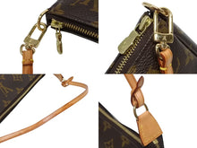 画像をギャラリービューアに読み込む, LOUIS VUITTON ルイヴィトン ポシェット アクセソワール アクセサリーポーチ M51980 モノグラム ブラウン レザー PVC 美品 中古 4b009337