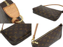 画像をギャラリービューアに読み込む, LOUIS VUITTON ルイヴィトン ポシェット アクセソワール アクセサリーポーチ M51980 モノグラム ブラウン レザー PVC 美品 中古 4b009345
