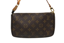 画像をギャラリービューアに読み込む, LOUIS VUITTON ルイヴィトン ポシェット アクセソワール アクセサリーポーチ M51980 モノグラム ブラウン レザー PVC 美品 中古 4b009346