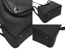 Load image into Gallery viewer, 新品未使用 HERMES エルメス ハンドバッグ リンディミニ カーキ シルバー金具 ヴォースイフト W刻印 中古 4b009364
