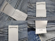 Load image into Gallery viewer, 極美品 CHROME HEARTS クロムハーツ デニムジャケット サイズXXL クロスボールボタン ダガージップ ブルー シルバー925 中古 4b009380