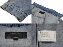 Load image into Gallery viewer, 極美品 CHROME HEARTS クロムハーツ デニムジャケット サイズXXL クロスボールボタン ダガージップ ブルー シルバー925 中古 4b009380