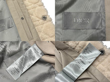 画像をギャラリービューアに読み込む, 極美品 CHRISTIAN DIOR クリスチャンディオール ボアジャケット 243L421A0648 イタリア製 ベージュ アイボリー サイズ54 中古 4b009410