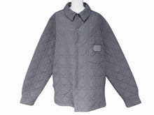 画像をギャラリービューアに読み込む, 極美品 Christian Dior クリスチャンディオール 24SS キルティング コーチジャケット 313C509AA106 サイズ56 グレー 中古 4b009411