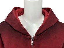 画像をギャラリービューアに読み込む, 新品未使用 SLOWBUCKS スローバックス ジップアップフーディー パーカー サイズS レッド グラデーション 刺繍 中古 4b009438