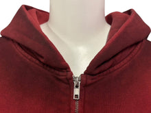 画像をギャラリービューアに読み込む, 新品未使用 SLOWBUCKS スローバックス ジップアップフーディー パーカー サイズL レッド グラデーション 刺繍 中古 4b009444