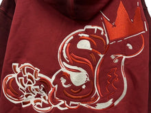 画像をギャラリービューアに読み込む, 新品未使用 SLOWBUCKS スローバックス ジップアップフーディー パーカー サイズL レッド グラデーション 刺繍 中古 4b009441