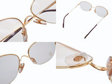 画像をギャラリービューアに読み込む, 極美品 CARTIER カルティエ サングラス メガネ サイズ53□18 135 ボルドー クリア ゴールド シルバー メタル GP 中古 4b009479