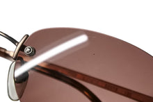 画像をギャラリービューアに読み込む, 極美品 CHANEL シャネル リムレス サングラス 4003 c.116/75 サイズ53□19 130 ココマーク ブロンズ ピンク 中古 4b009481