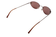 画像をギャラリービューアに読み込む, 極美品 CHANEL シャネル リムレス サングラス 4003 c.116/75 サイズ53□19 130 ココマーク ブロンズ ピンク 中古 4b009481