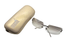 画像をギャラリービューアに読み込む, 極美品 CHANEL シャネル リムレス サングラス 4051-B c.193/6I サイズ74□12 120 ココマーク ラインストーン クリア シルバー 中古 4b009482