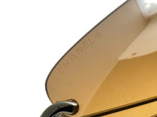 画像をギャラリービューアに読み込む, CHANEL シャネル リムレス サングラス アイウェア ココマーク スクエア ブラウン ゴールド 美品 中古 4b009485