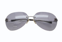 画像をギャラリービューアに読み込む, 極美品 CHANEL シャネル リムレス サングラス アイウェア 2051 c.124 サイズ54□16 130 ココマーク グレー シルバー 中古 4b009487