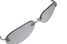 画像をギャラリービューアに読み込む, 極美品 CHANEL シャネル リムレス サングラス アイウェア 2051 c.124 サイズ54□16 130 ココマーク グレー シルバー 中古 4b009487