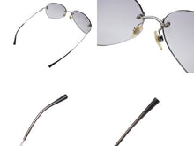 画像をギャラリービューアに読み込む, 極美品 CHANEL シャネル リムレス サングラス アイウェア 2051 c.124 サイズ54□16 130 ココマーク グレー シルバー 中古 4b009487