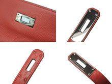 Load image into Gallery viewer, HERMES エルメス KELLY ケリー 35 2WAY ハンドバッグ 内縫い トゴ ルビー シルバー金具 ◻︎N刻印 (2010年製) 美品 中古 4b009503