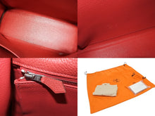 Load image into Gallery viewer, HERMES エルメス KELLY ケリー 35 2WAY ハンドバッグ 内縫い トゴ ルビー シルバー金具 ◻︎N刻印 (2010年製) 美品 中古 4b009503