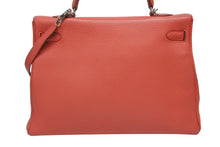 Load image into Gallery viewer, HERMES エルメス KELLY ケリー 35 2WAY ハンドバッグ 内縫い トゴ ルビー シルバー金具 ◻︎N刻印 (2010年製) 美品 中古 4b009503