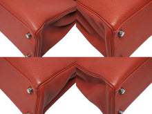 Load image into Gallery viewer, HERMES エルメス KELLY ケリー 35 2WAY ハンドバッグ 内縫い トゴ ルビー シルバー金具 ◻︎N刻印 (2010年製) 美品 中古 4b009503